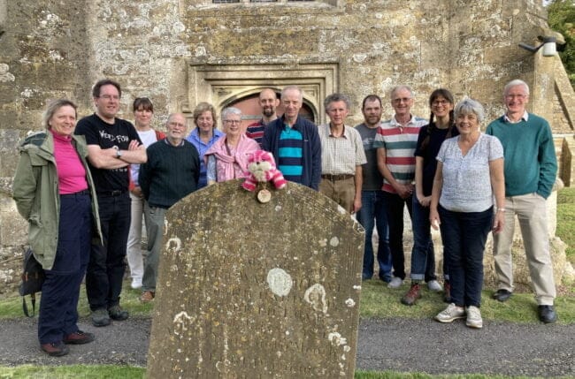 Group photo at Liddington