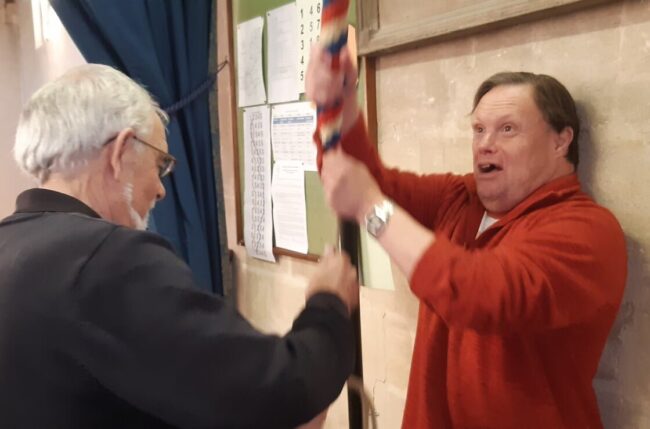 Matthew chiming at Rowde