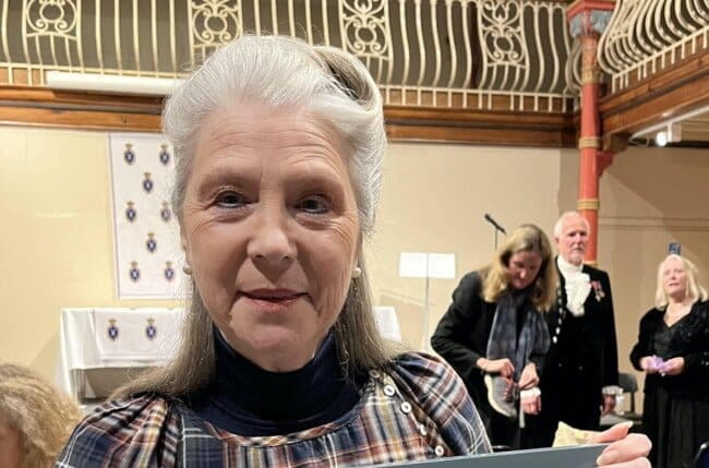 DORCHESTER BRANCH CHAIRMAN receives another award for her voluntary work with Dorset Police - a Recognition Award from The High Sheriff of Dorset. The event took place on Wednesday 7th March in the Victorian Hall at Dorset Museum in Dorchester .