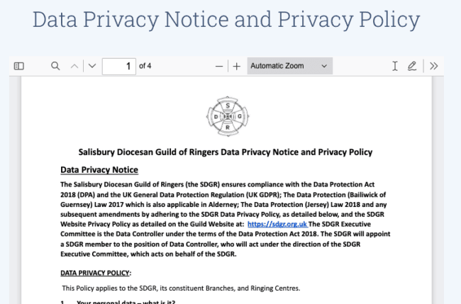 Data Privacy Notice and Policy