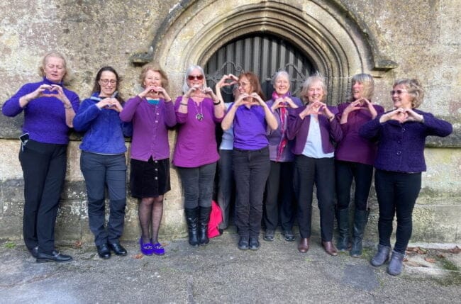 Ringing Band making hearts