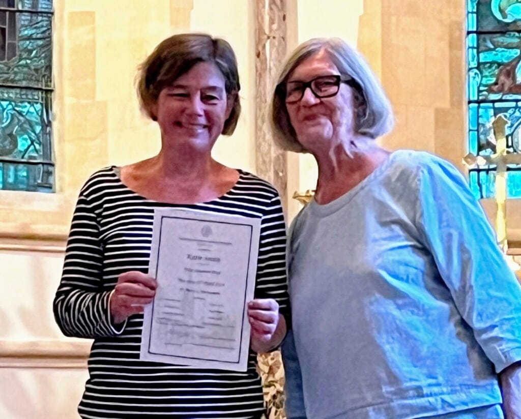 Katie receives her first quarter certificate 07.06.2024