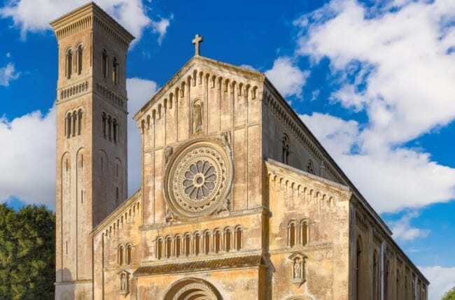 The Church of St Mary and St Nicholas, Wilton, from the southwest.