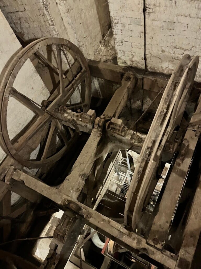 Wilton Old wheels and headstocks