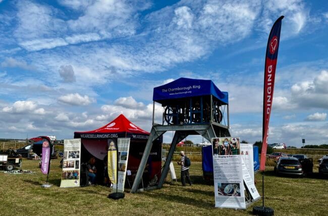 Charmborough Ring set up with surrounding display
