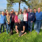 Photo of Beaminster Bellringers and friends. Outing to south Somerset, 11 Oct 2025.