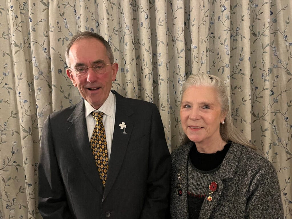 Neil Skelton with Janet Ranger-Dennis