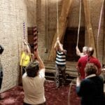 A band ringing bells up