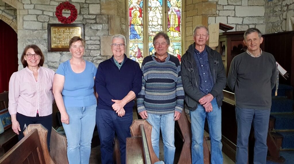 Evershot: Sylvia Fowler, Nick Lawrence, Roger Smith, Judith Lake, Andy Waring, Gareth Evans