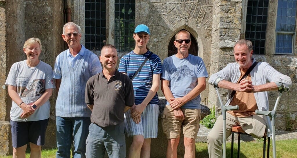 Dorchester Branch: Andrea Jacob, Michael Dillsitone, Julian Newman, Pip Dillistone, Ian Tucker, Andrew Brown