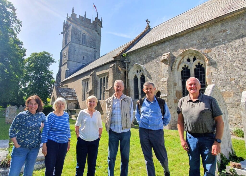 Evershot (West Dorset): Sylvia Fowler, Jill Parr, Sue Carter, Roger Smith, Gareth Evans, Chris Kingdon