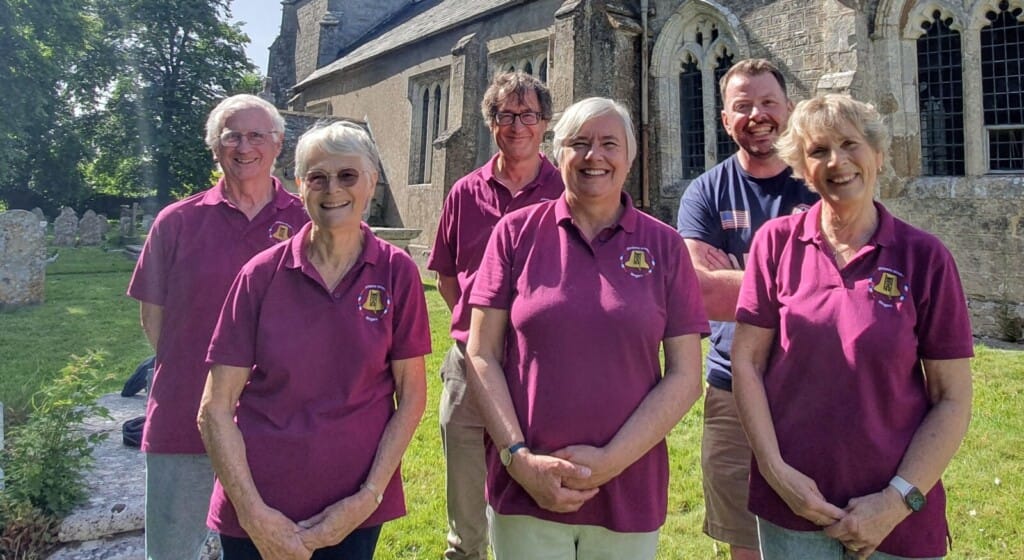 Wimborne Minster: Trish Hitchins, Barbara King, Flick Warwick, Harry Blamire, David Warwick, John Riley