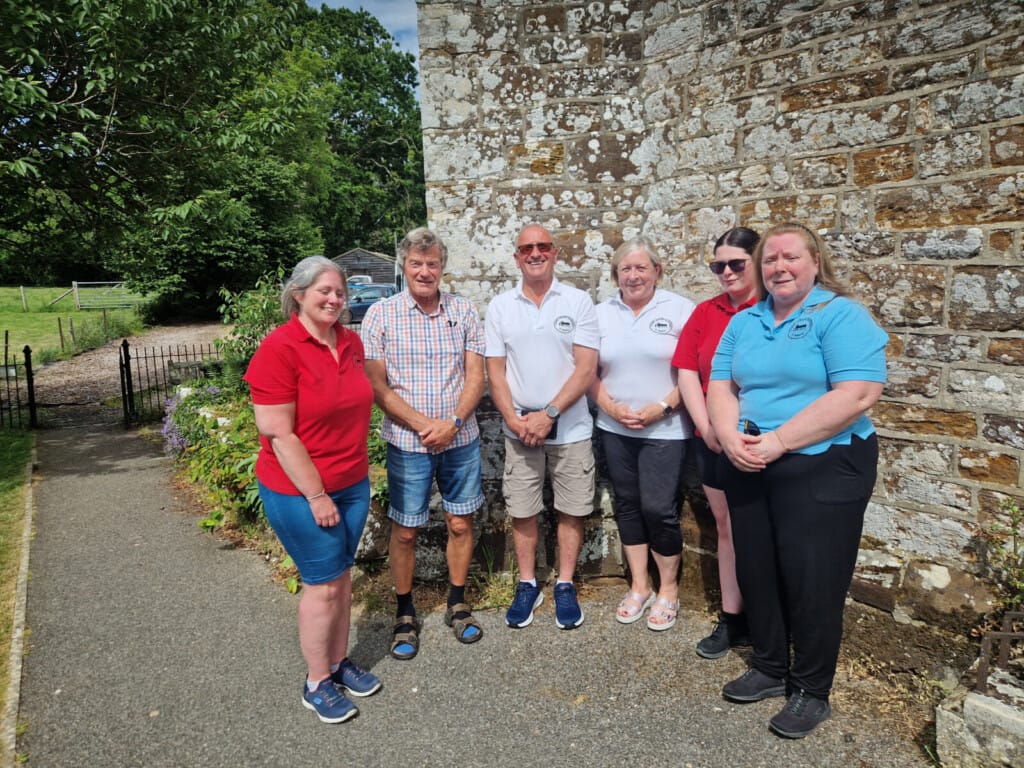 Corfe Mullen (from L to R): Louise Swash, Keith Taylor, Paul Chapman, Denise Chapman, Annabelle Swash, Angie Brown
