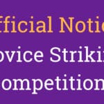 Novice Striking Competitions