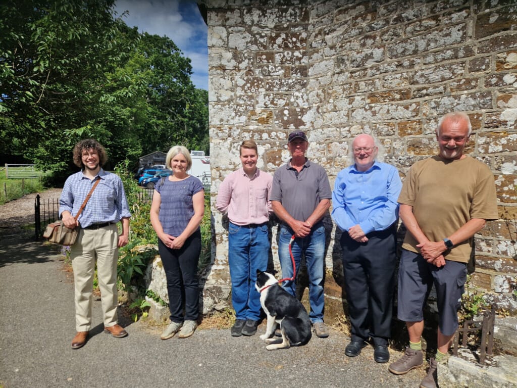 Worth Matravers (L to R): Charlie Goodwin, Jo Dyer, Joss Knight, Steve Fry, David Haysom, James Mercer