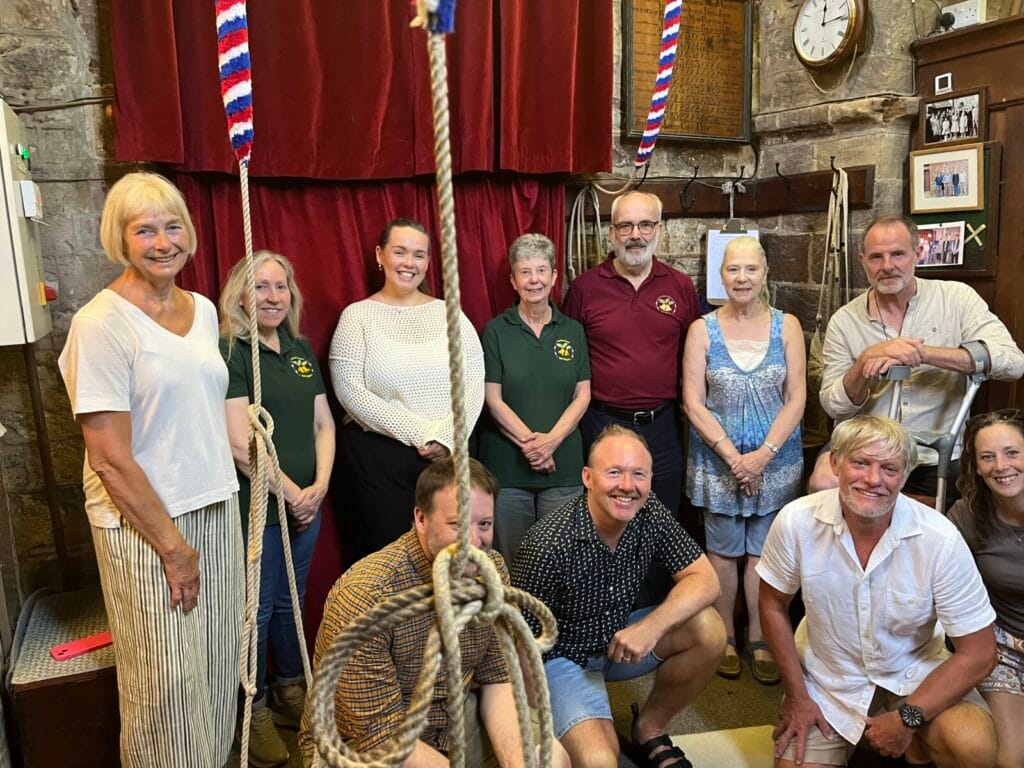 Photo of attendees at a taster session at Canford Magna