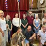 Photo of attendees at a taster session at Canford Magna
