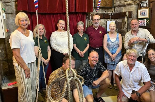 Photo of attendees at a taster session at Canford Magna