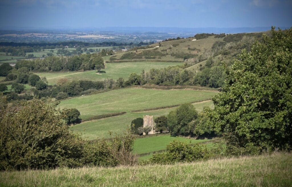 Batcombe from the Downs